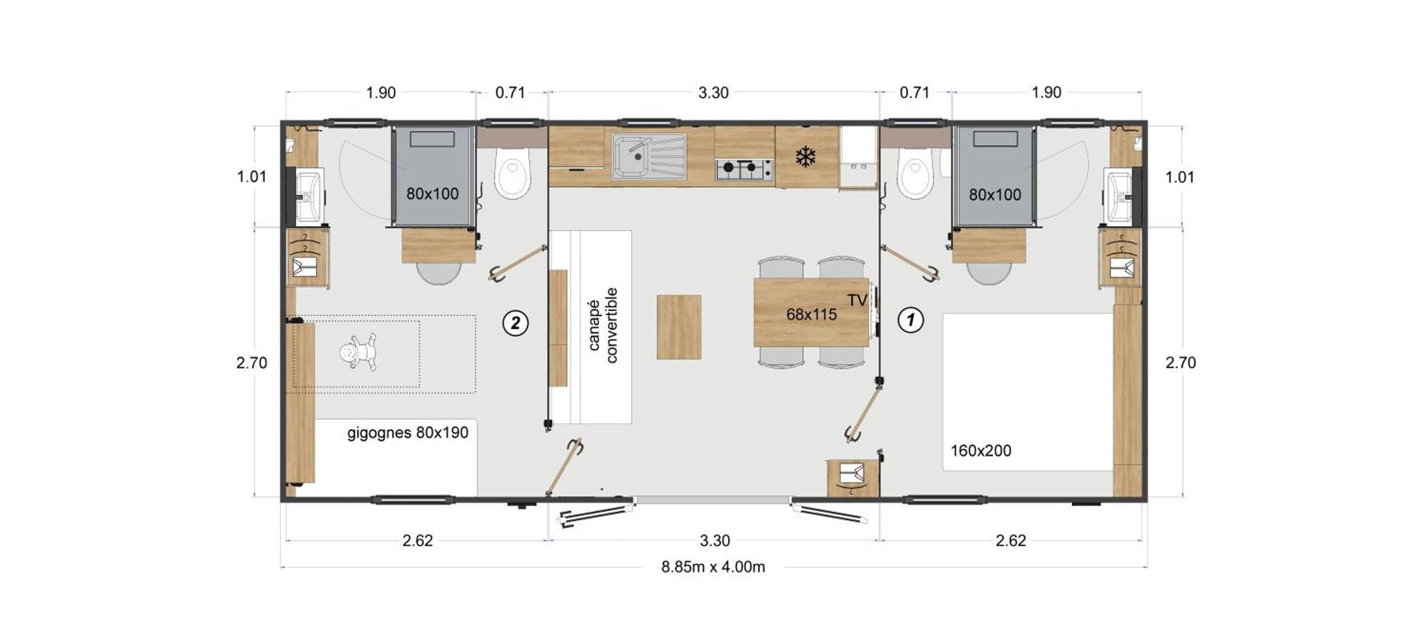 Camping Bella Vista กาลวี ภายนอก รูปภาพ